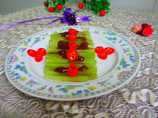 Lettuce Strips in Oyster Sauce recipe