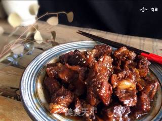 Steamed Noodles with Beef and Beans recipe