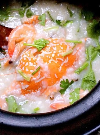 Shrimp and Crab Congee recipe