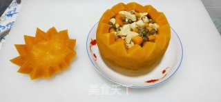 Pumpkin Steamed Chicken recipe