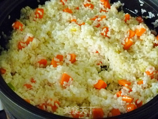 【yiru Private House Style Rice】taji Pot Corn Sausage Rice recipe