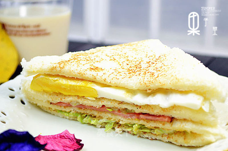 Whole Egg Ham Sandwich recipe