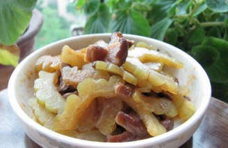 Cold Bitter Gourd and Shiitake Mushrooms recipe