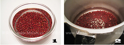 Taro Balls and Red Bean Paste recipe