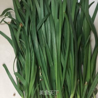 Fried Razor Clam with Leek recipe