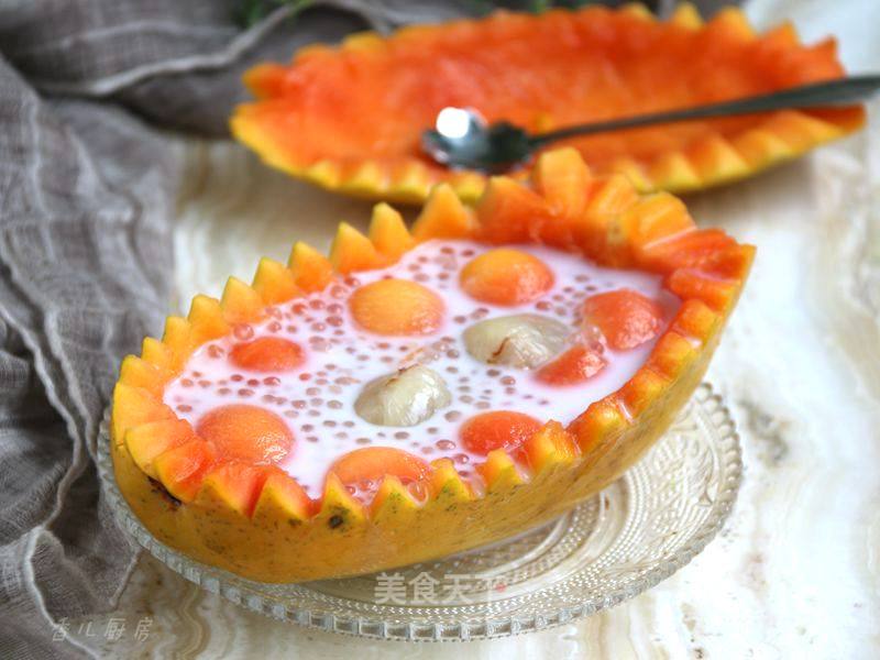 Papaya Coconut Sago recipe