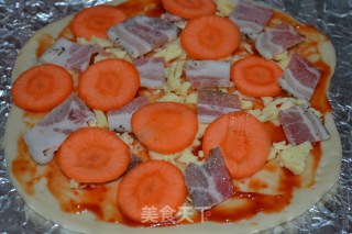 【heinz Tomato Sauce】----bacon Carrot Pizza recipe