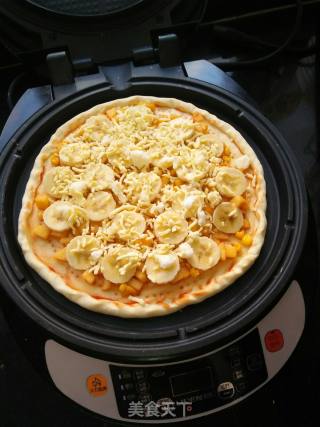 Fruit Corn Pizza recipe