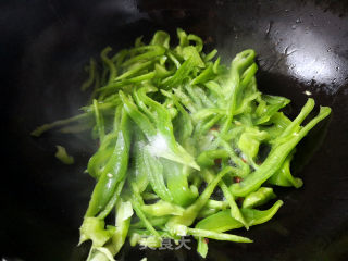 Green Pepper and Potato Shreds recipe