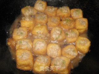 Stuffed Tofu with Minced Meat recipe