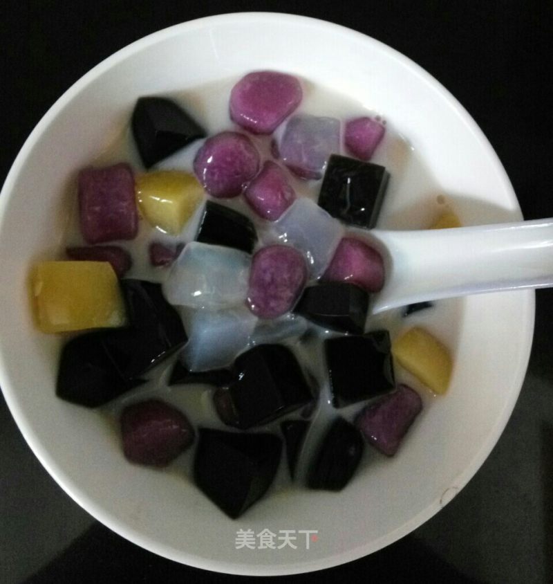 Three-color Taro Balls recipe