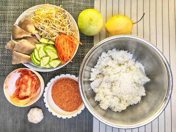 Korean Bibimbap recipe