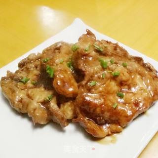 Scallion Fried Large Ribs (5 Minutes Super Tender) recipe