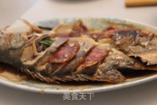 Chinese Steamed Mandarin Fish and Spring Vegetable Ribbon Noodles recipe