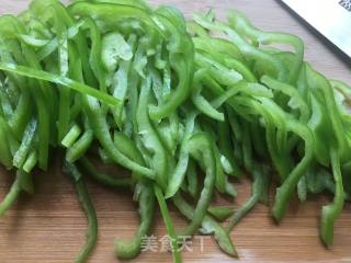 Green Pepper Shredded Pork recipe