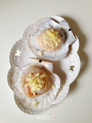 Steamed Scallops with Garlic Vermicelli recipe