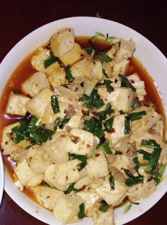 Stir-fried Minced Pork with Water Tofu recipe