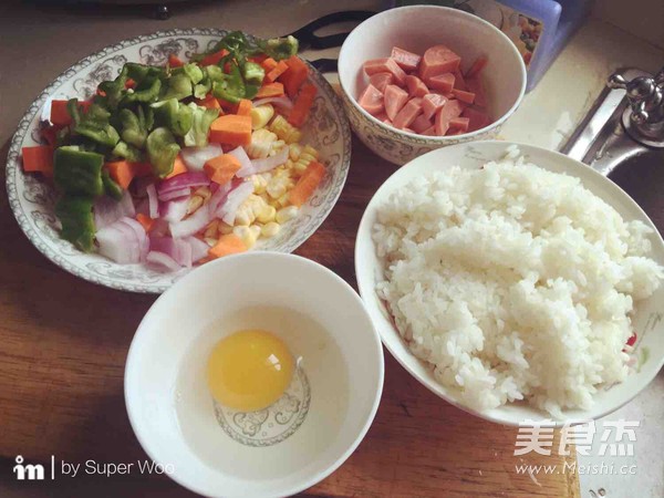 Special Soy Sauce Chowder Fried Rice recipe