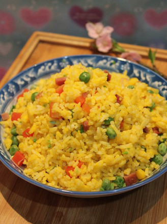 Golden Egg Fried Rice recipe