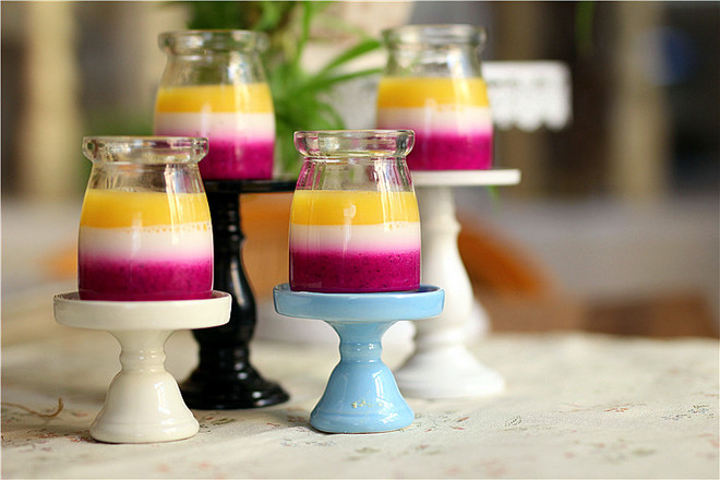 Colorful Juice Pudding recipe