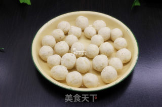 Potato Meatball Skewers with Salad Dressing recipe