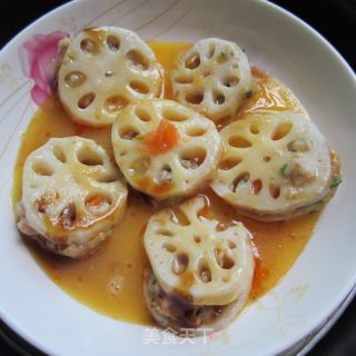 Steamed Lotus Root with Meat recipe