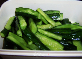 Korean Hot and Sour Cucumber Strips recipe