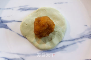 Salted Egg Yolk Green Tuan recipe