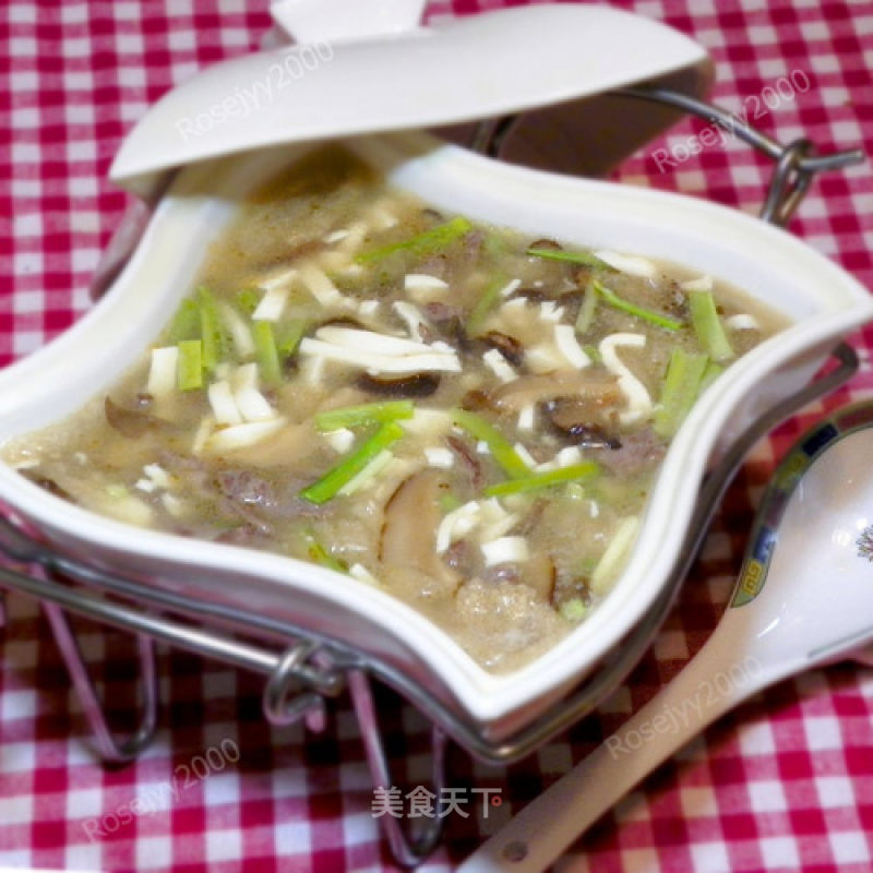 Mushroom Tofu Soup recipe