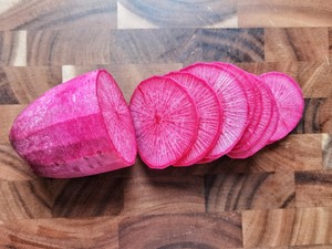 Purple Qi Donglai‼ ️cold Purple Beauty Radish recipe