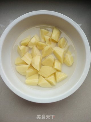 Braised Chicken Wings Root Potatoes recipe