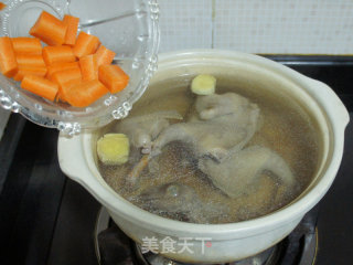 Yam and Old Pigeon Soup recipe