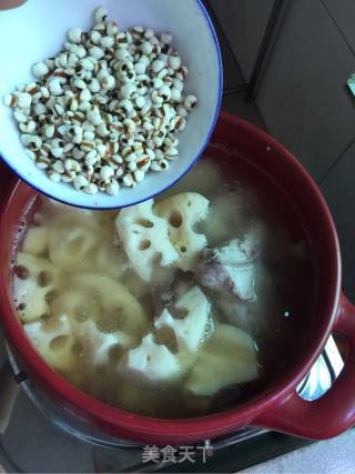Lotus Root and Barley Bone Soup recipe