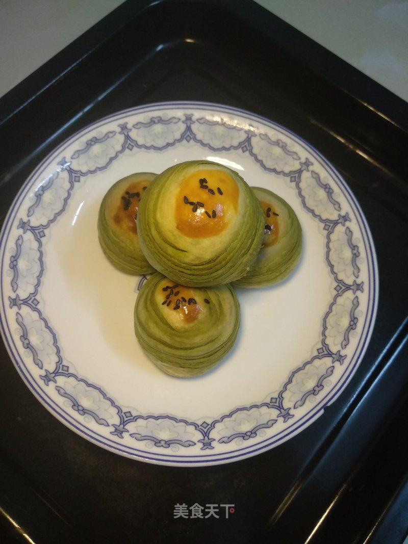 Matcha Yolk Crisp recipe