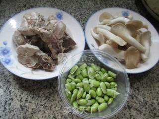 Edamame Soup Zhen Mushroom Dragon Bone Soup recipe