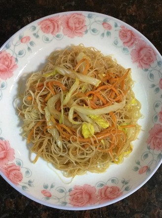 Stir-fried Rice Noodles with Vegetables recipe
