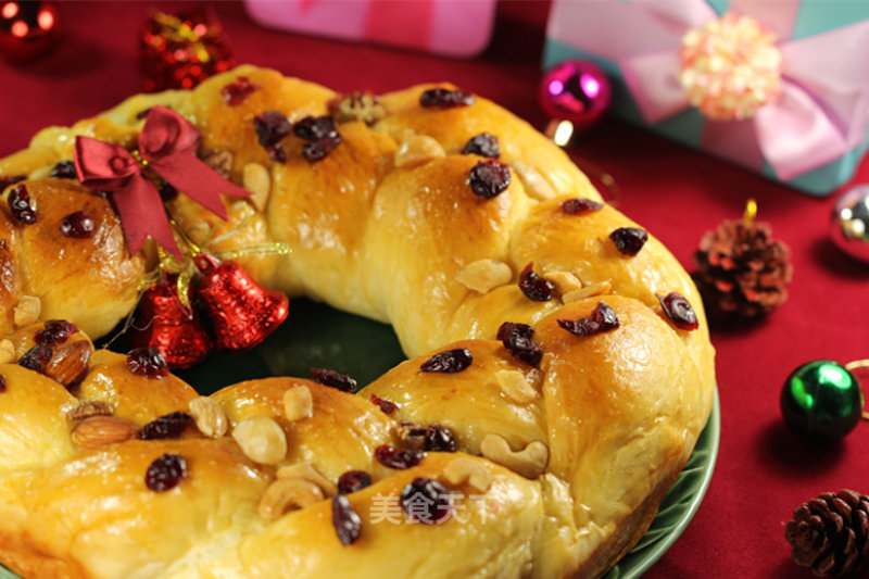 【aca-da600 Chef Machine Trial Report】christmas Wreath Bread recipe