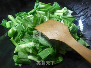 Stir-fried Cabbage Cores with Tofu and Mushrooms in Oil recipe