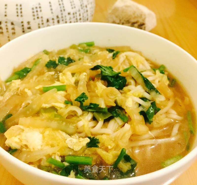 Cabbage Bone Soup Noodle Soup recipe