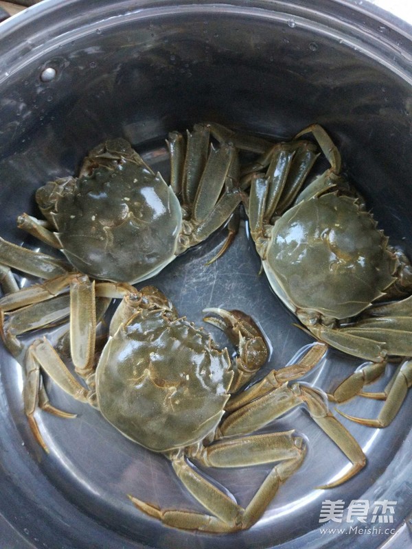 Steamed Hairy Crabs recipe