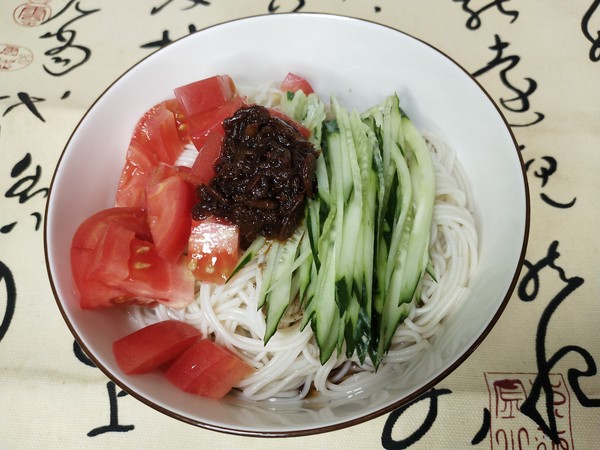 Shrimp Paste Noodles recipe