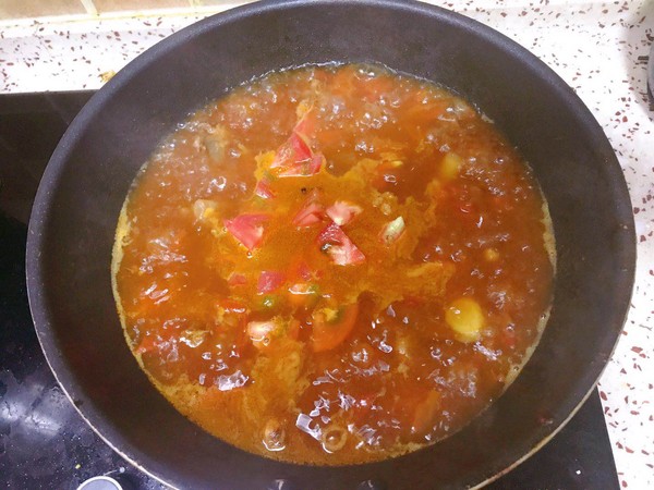 Sweet and Sour Appetizing Tomato Sirloin Soup recipe