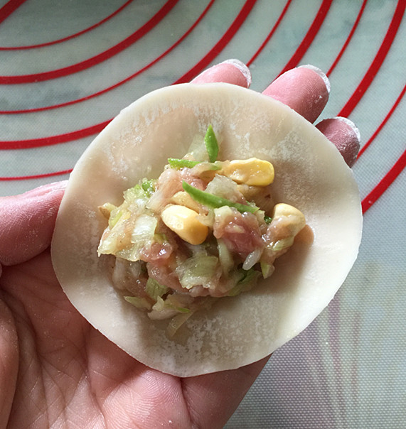 Steamed Dumplings with Zucchini Meat recipe