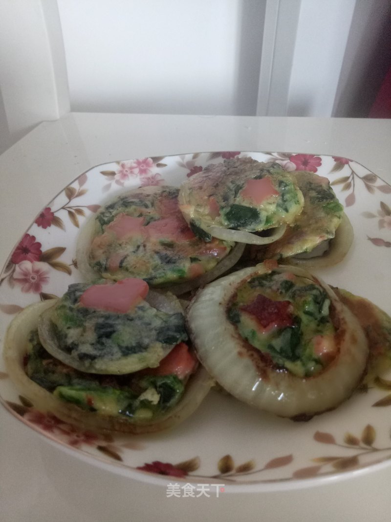Egg Delicacy～children's Edition～egg Spinach Round Cake recipe