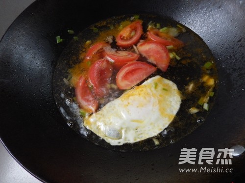 Tomato Egg Noodle Soup recipe