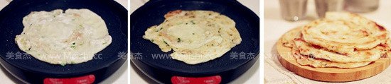 Minced Meat Scallion Pancakes recipe