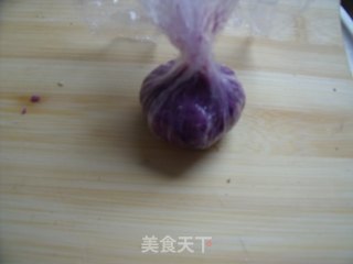 Purple Sweet Potato Nut Balls that Make Babies Eat Smarter and Smarter recipe