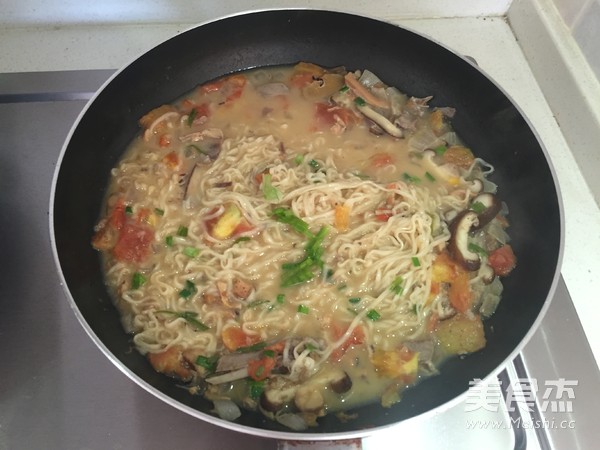 Three Fresh Noodles in Chicken Soup recipe