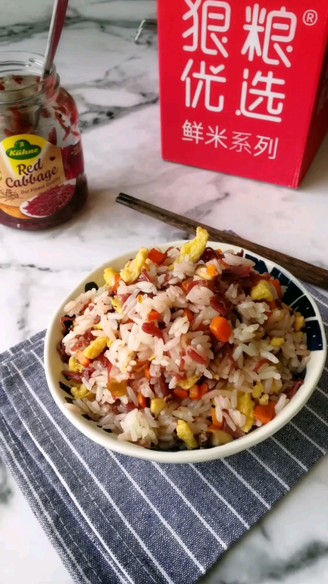 Red Cabbage Fried Rice recipe