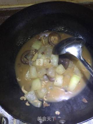 Braised Winter Melon with Mushroom Sauce recipe
